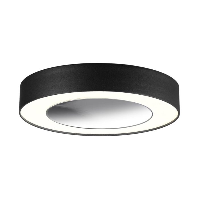 Потолочный светильник NOVOTECH MIRROR, черный, LED, LED 18W, 3000K