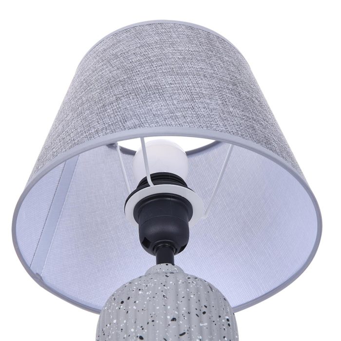 Настольная лампа LUMION FANNA, серый, E27, 60W