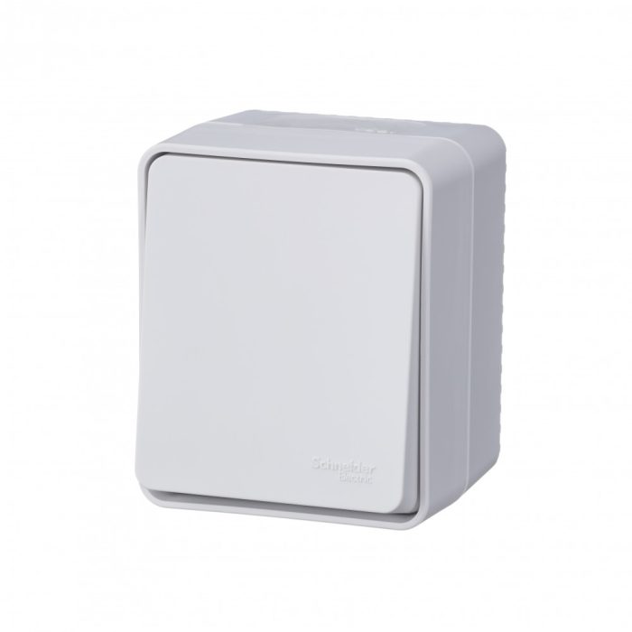 AtlasDesign profi IP54 о/у 1-клавишный переключатель, сх.6, 10ах, белый