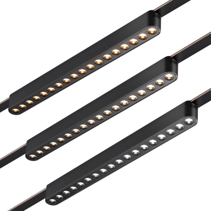 Трековый светильник NOVOTECH EASY, черный, LED, LED 24W, 3000K