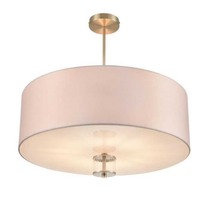Потолочный светильник LUMION DAMONA, латунь титаниум, бежевый/латунь, E14, 280W