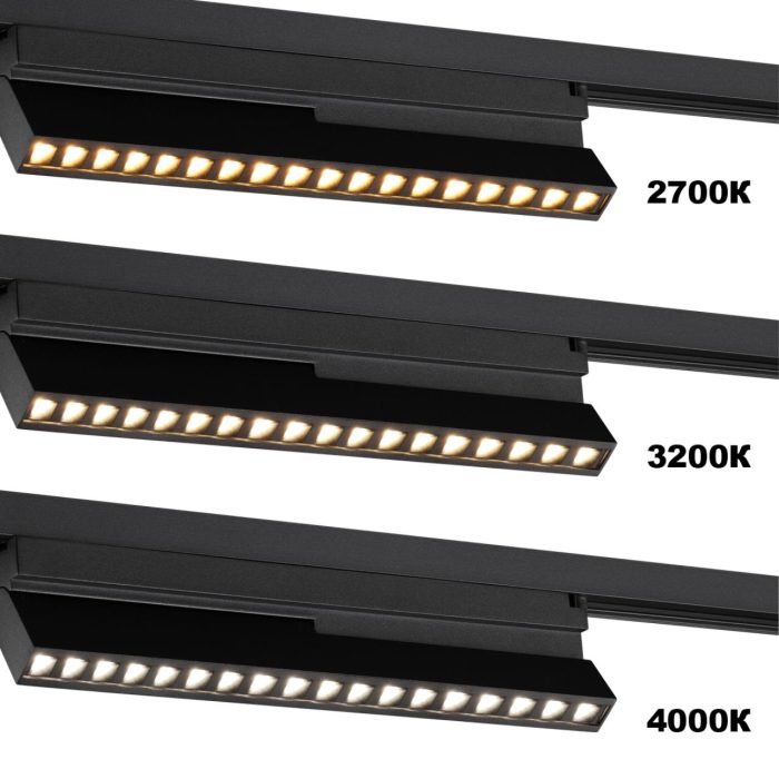 Трековый светильник NOVOTECH EOS, черный, LED, LED 18W, 2700K