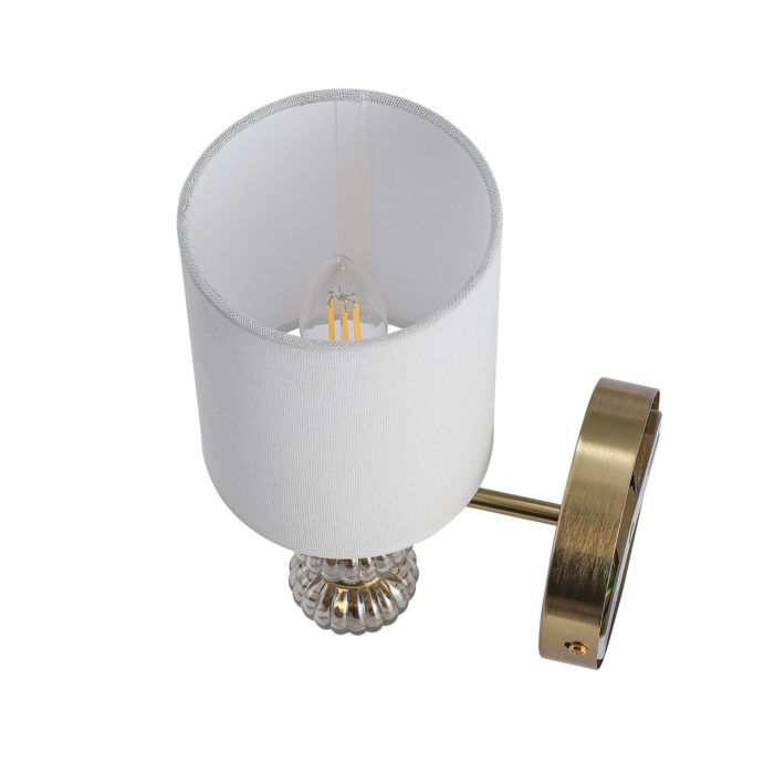 Бра LUMION ILMIRA, бронза, белый/бронзовый, E14, 40W