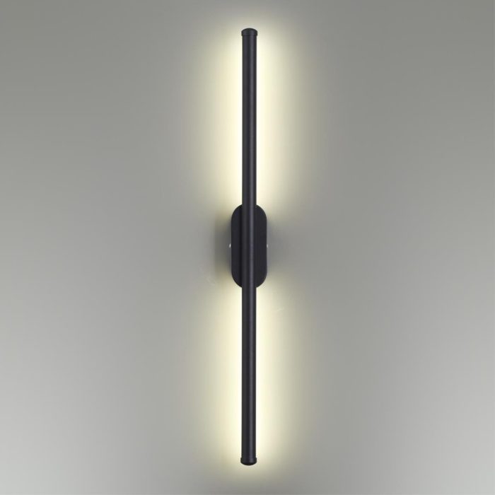 Бра LUMION BRIELLE, черный, LED, LED 8W, 4000K