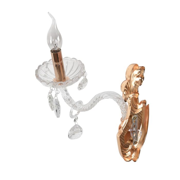 Бра LUMION ALISSA, золото, прозрачный/золотой, E14, 40W
