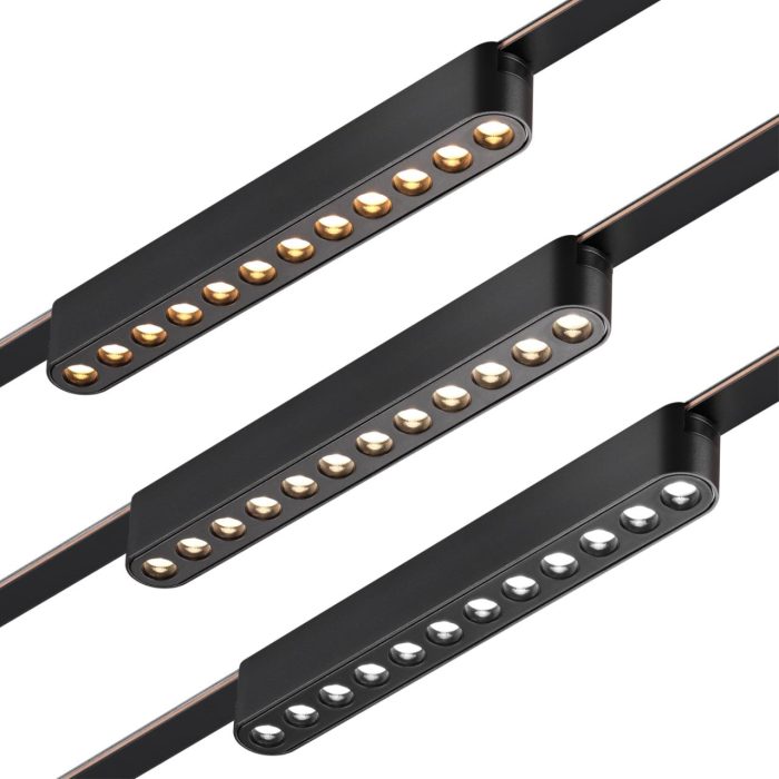 Трековый светильник NOVOTECH EASY, черный, LED, LED 12W, 3000K