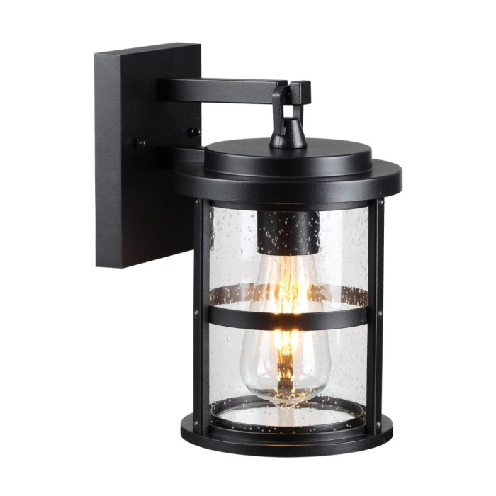 Бра ODEON LIGHT MAGUS, черный/прозрачный, E27, 60W