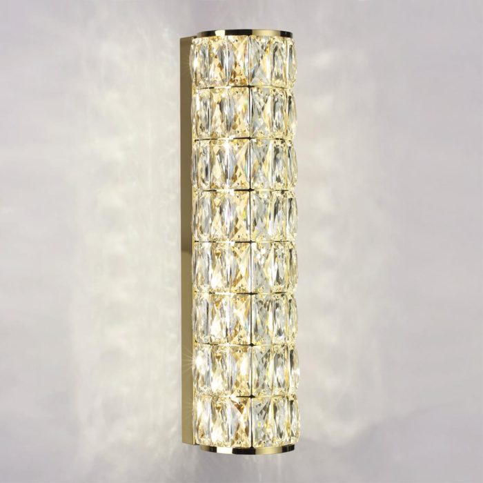 Бра ODEON LIGHT PANTA, золотой/прозрачный, LED, LED 8W, 4000K