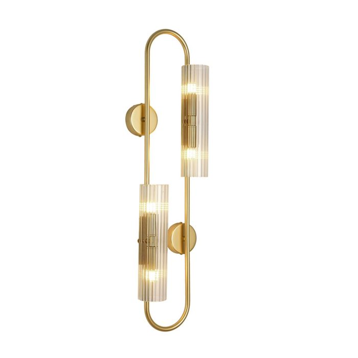 Бра LUMION TORONTO, золото, прозрачный/золотой, G9, 80W