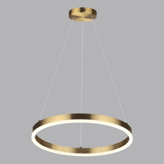 Подвесной светильник LUMION ECHO, латунь, LED, LED 34W, 3000K