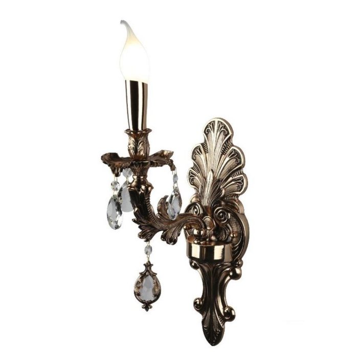 Бра Omnilux Senis OML-74701-01, золото + прозрачный
