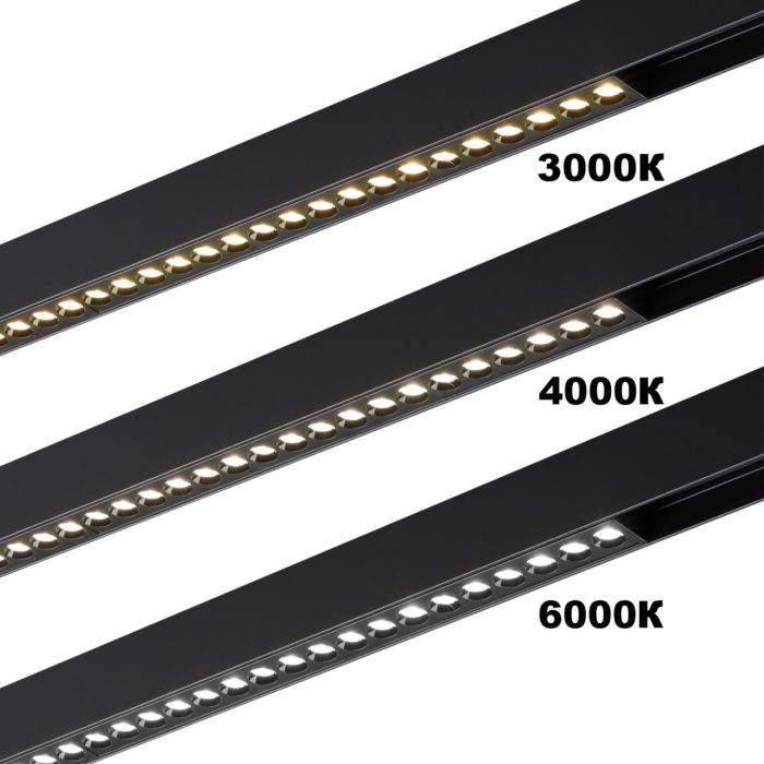 Трековый светильник NOVOTECH VECTOR, черный, LED, LED 24W, 3000K