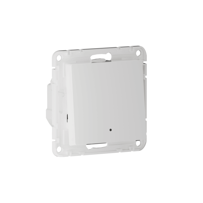 AtlasDesign SMART 1-кл. выключатель с подсв. с опц.нейтралью, Zigbee, сх.1, L(N), 10А, мех., белый