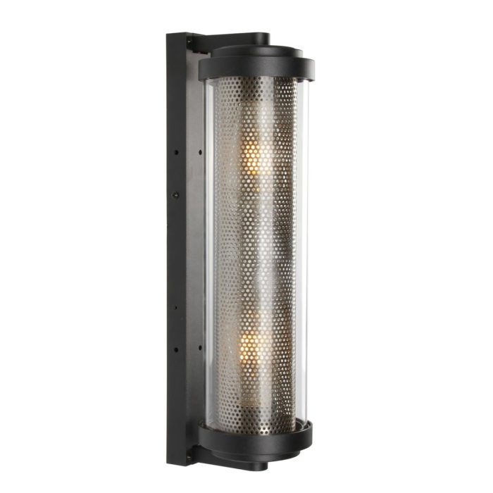 Уличный светильник NOVOTECH MATRIX, черный/прозрачный, E27, 50W