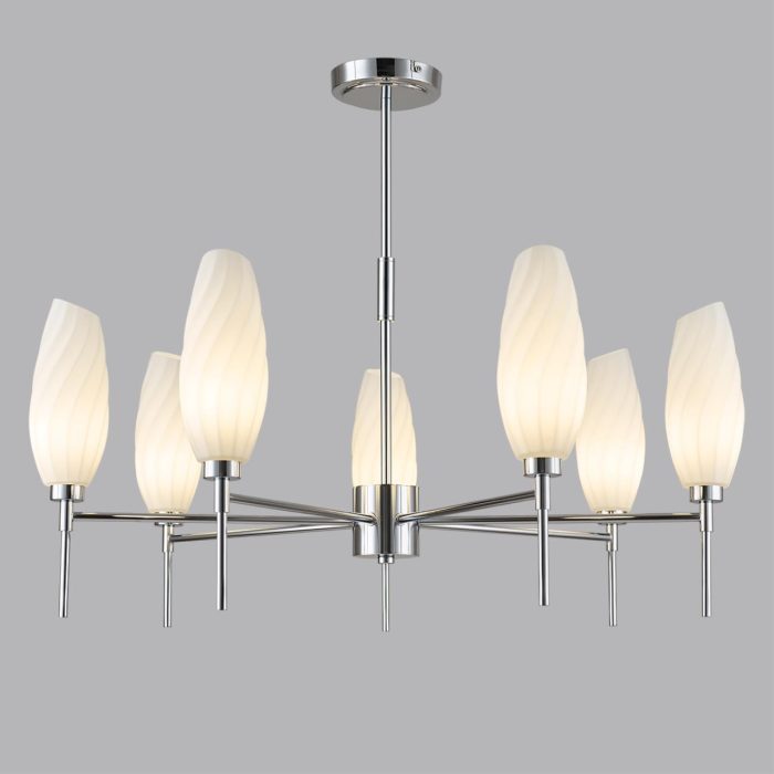Потолочный светильник LUMION SHIVON, хром/белый, G9, 280W