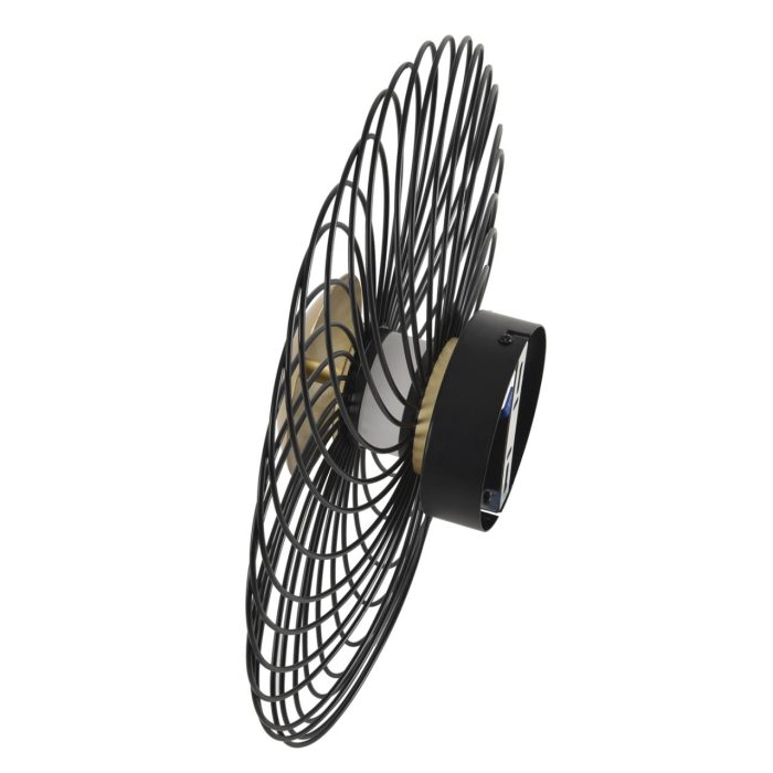 Бра LUMION CAMOMILE, черный, LED, LED 8W, 3000K