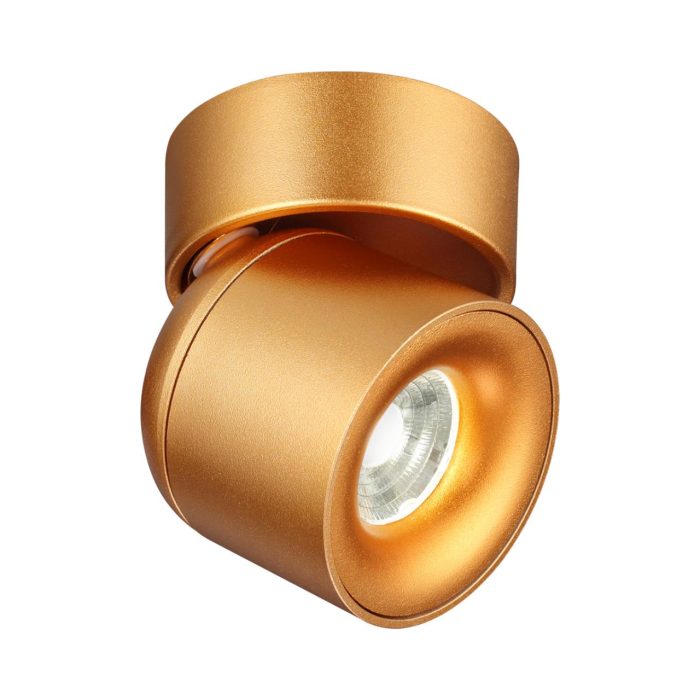 Светильник накладной NOVOTECH GESSO, матовое золото/золотой, LED, LED 10W, 4000K