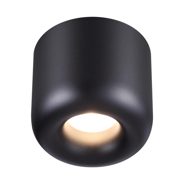 Потолочный светильник NOVOTECH LISSE, черный, LED, LED 10W, 3000K