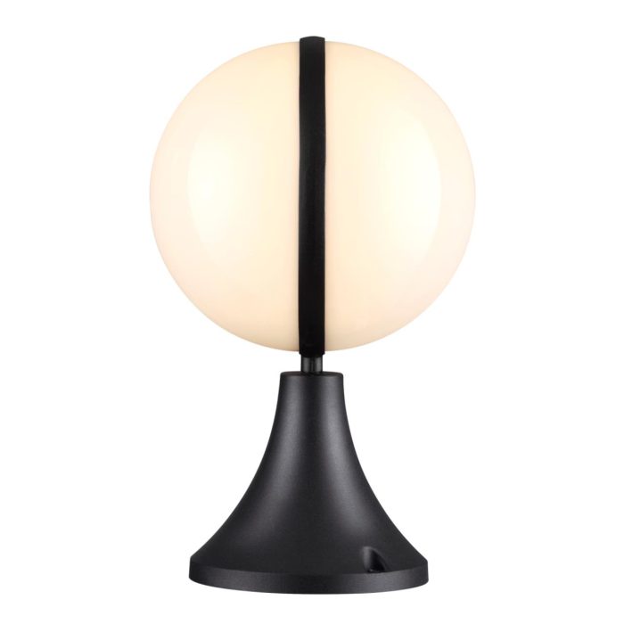 Уличный светильник ODEON LIGHT LOMEO, черный/белый, E27 LED, 10W