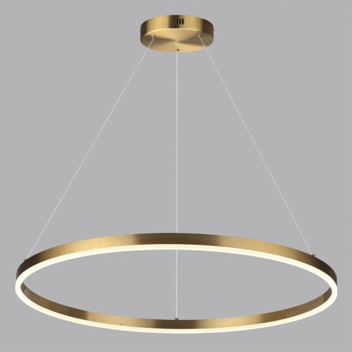 Подвесной светильник LUMION ECHO, латунь, LED, LED 67W, 3000K