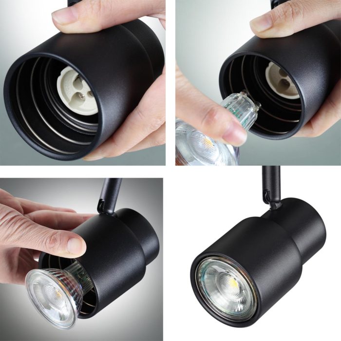 Потолочный светильник NOVOTECH MOLO, черный, GU10, 50W