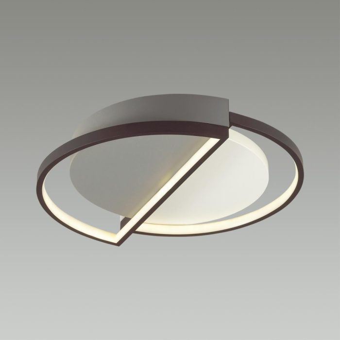 Потолочный светильник LUMION TARO, белый, черный, серый/черный, LED, LED 64W, 3000K