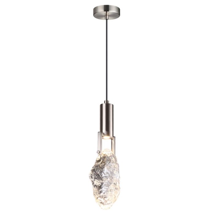 Подвесной светильник ODEON LIGHT LIA, матовый никель/никель, LED, LED 5W, 3000K