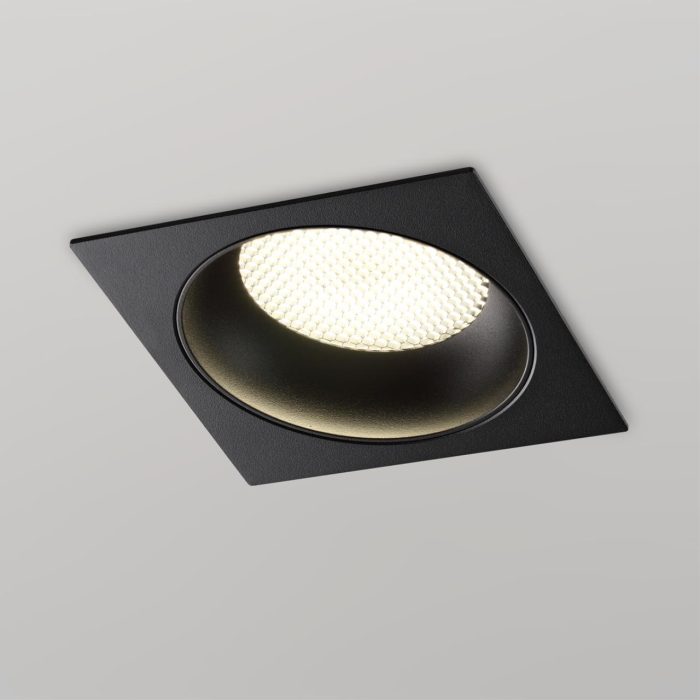 Встраиваемый светильник NOVOTECH MORUS, черный, GU10, 50W