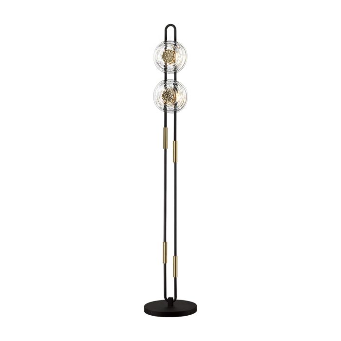 Торшер ODEON LIGHT EXCLUSIVE MAGNET, черный/золотой, LED, LED 23W, 3000K