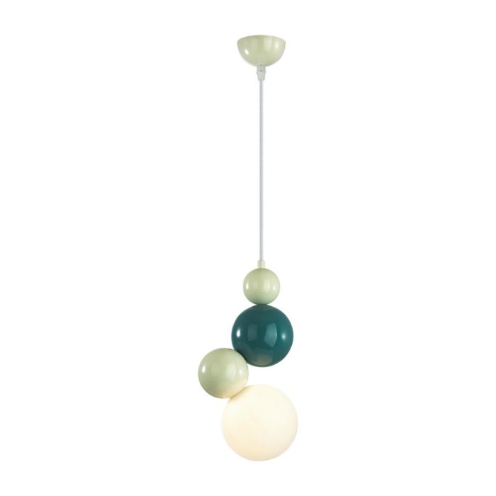 Подвесной светильник LUMION BALLONS, белый, голубой/белый, цветной, G9 LED, LED 5W