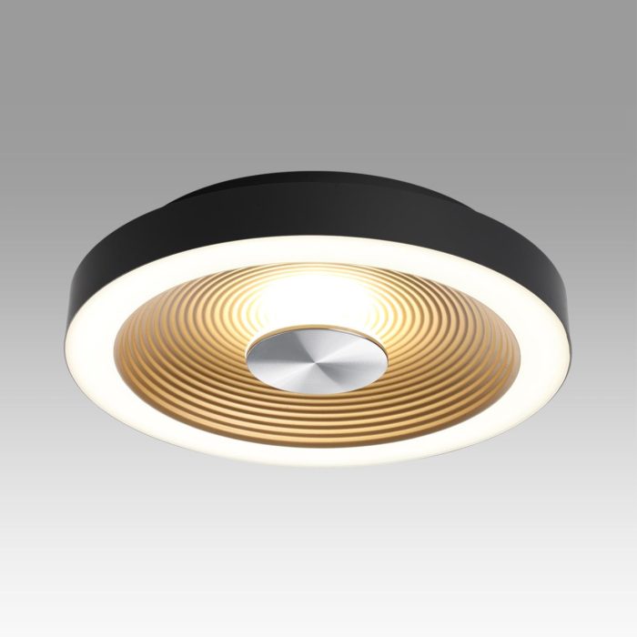 Подвесной светильник SONEX QUANTUM, белый, черный, золотой, LED, LED 18W, 4000K