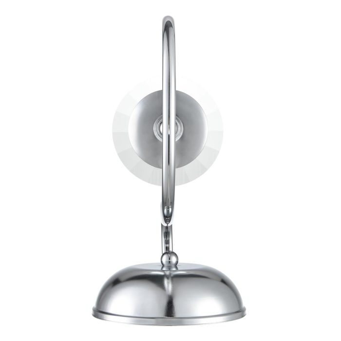 Бра LUMION LAOKA, хром, прозрачный/хром, E14, 40W