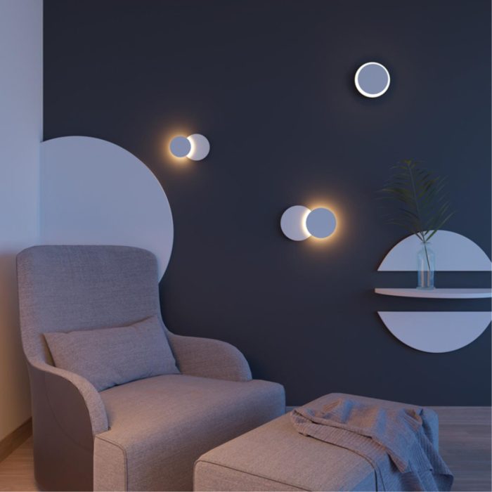 Бра NOVOTECH SMENA, белый, LED, LED 11W, 3000K