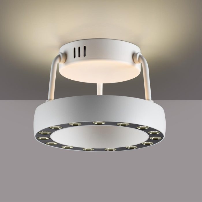 Потолочный светильник NOVOTECH TURN, белый, LED, LED 17W, 3000K