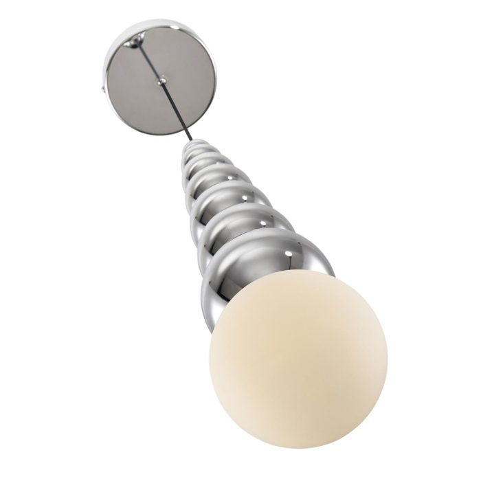 Подвесной светильник LUMION SOLIDA, хром, белый/хром, G9, 20W