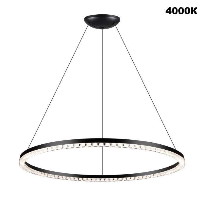 Подвесной светильник NOVOTECH MONILE, черный, LED, LED 70W, 1800K