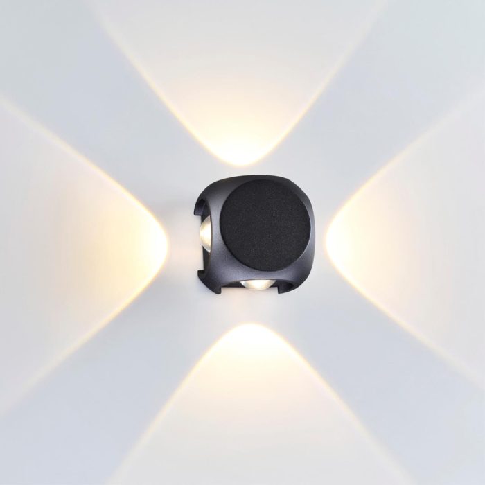 Бра ODEON LIGHT Miko, черный, LED, LED 4W, 3200K