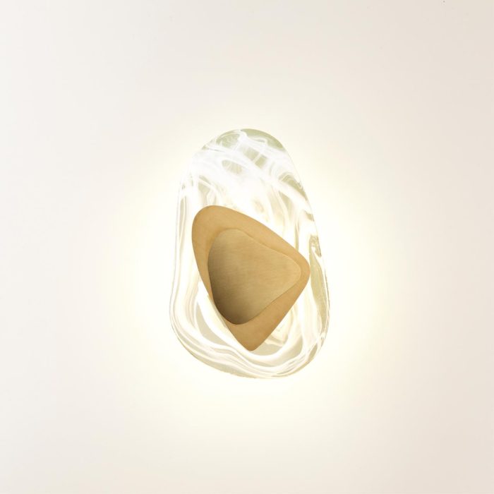 Бра ODEON LIGHT ICY, античная бронза/прозрачный, LED, LED 11W, 3000K