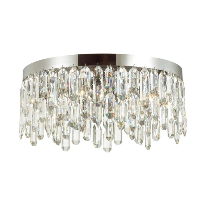 Потолочный светильник ODEON LIGHT DAKISA, хром/хрусталь, E14, 240W