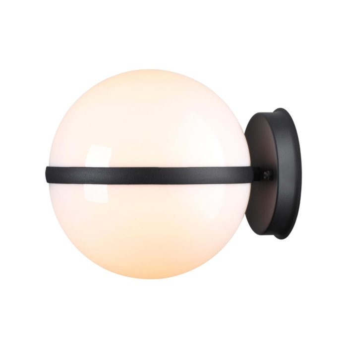 Бра ODEON LIGHT LOMEO, черный/белый, E27 LED, 10W
