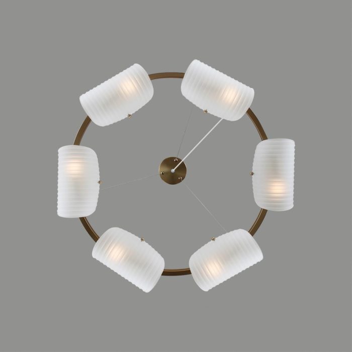Подвесной светильник LUMION FIORO, медный, белый/медный, E14, 360W