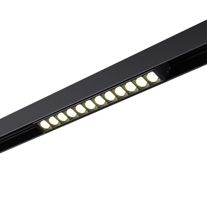 Трековый светильник NOVOTECH FLUM, черный, LED, LED 12W, 3000K