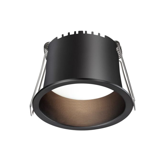 Встраиваемый светильник NOVOTECH TRAN, черный, LED, LED 6W, 3000K
