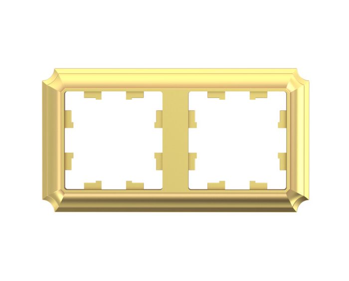 AtlasDesign ANTIQUE 2-постовая рамка, универсальная, золото
