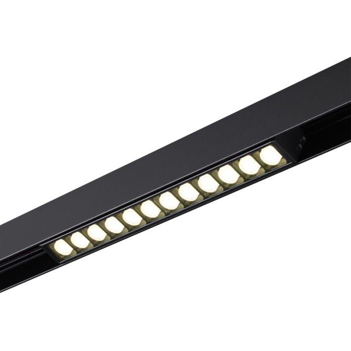 Трековый светильник NOVOTECH FLUM, черный, LED, LED 12W, 3000K