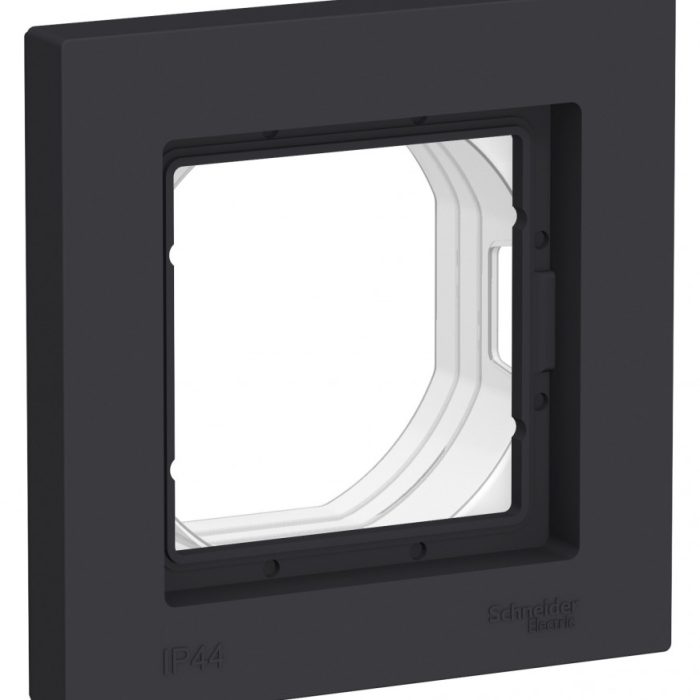 AtlasDesign Aqua 1-постовая рамка, IP44, карбон