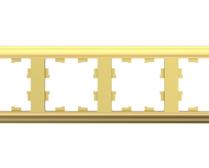 AtlasDesign ANTIQUE 4-постовая рамка, универсальная, золото