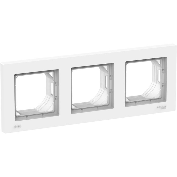 AtlasDesign Aqua 3-постовая рамка, IP44, белый