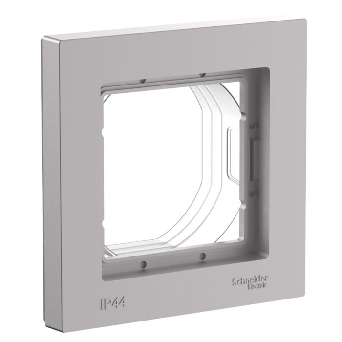 AtlasDesign Aqua 1-постовая рамка, IP44, алюминий