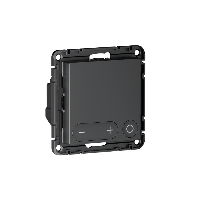 AtlasDesign SMART термостат для эл.теплого пола c датчиком,Zigbee, 16А,мех., черный, мод. SBDV-00205